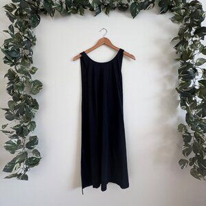Lululemon Athletic Early Morning Sleeveless Tank Midi Dress Black Women’s Sz 8
